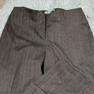 Katherine barlay brown striped pants brand new women’s